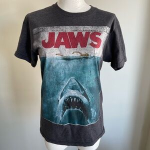 (S) Jaws Charcoal Gray T-Shirt